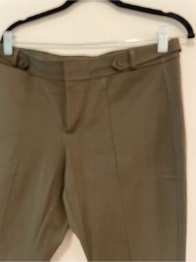 ✨ Banana Republic Sloan Olive Tailored Chinos – Women’s Flat Front Slacks ✨